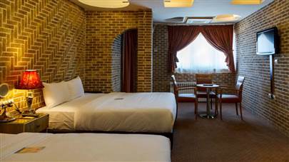 اتاق دو تخته تویین هتل ستارگان شیراز
